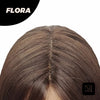 SIYAAMODA 28 inch T Part Lace Front Brown FLORA