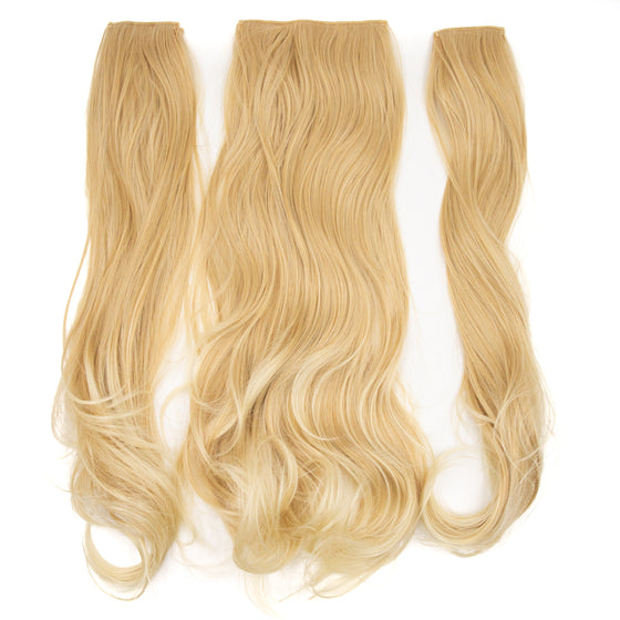 Siyaamoda SET 3PEZZI 7Clips 60cm Capelli MOSSO