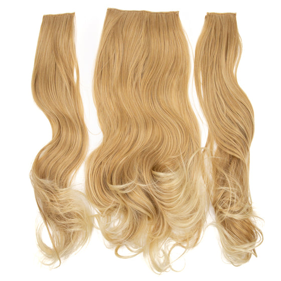 Siyaamoda SET 3PEZZI 7Clips 60cm Capelli MOSSO