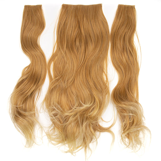 Siyaamoda SET 3PEZZI 7Clips 60cm Capelli MOSSO