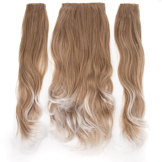 Siyaamoda SET 3PEZZI 7Clips 60cm Capelli MOSSO