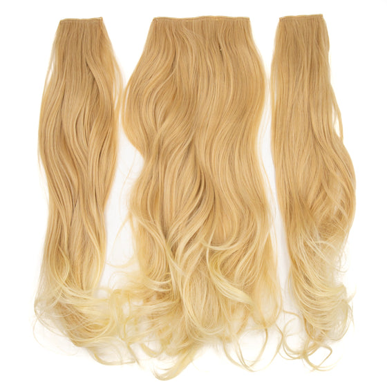 Siyaamoda SET 3PEZZI 7Clips 60cm Capelli MOSSO