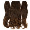 Siyaamoda SET 3PEZZI 7Clips 60cm Capelli MOSSO