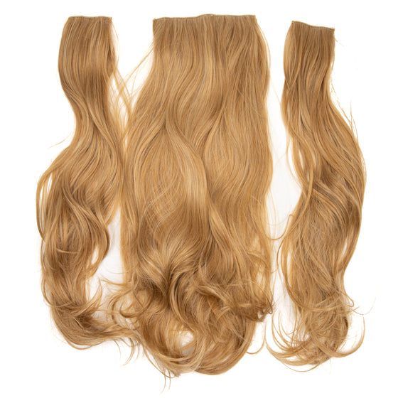 Siyaamoda SET 3PEZZI 7Clips 60cm Capelli MOSSO