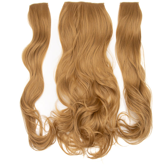 Siyaamoda SET 3PEZZI 7Clips 60cm Capelli MOSSO