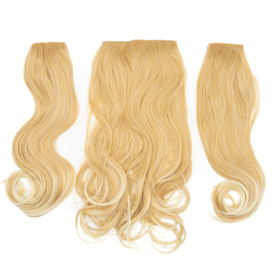 Siyaamoda SET 3PEZZI 7Clips 60cm Capelli MOSSO