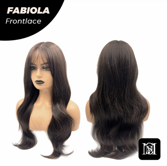 SIYAAMODA 28 inch T Part Lace Front Mossa Brown PRE-CUT FABIOLA